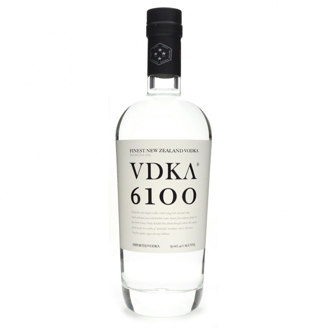 VDKA 6100 New Zealand Vodka 75cl Whisky Auctioneer